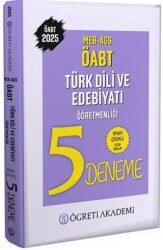 2025 MEB AGS ÖABT Türk Dili ve Edebiyatı Öğretmenliği Tamamı Çözümlü 5 Deneme - Öğreti Akademi