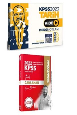 Hangi KPSS Yayınları 2023 KPSS Tarih Video Ders Notları Benim Hocam Yayınları Ramazan Yetgin + Tarih Soru Bankası - 1