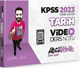 HocaWebde Yayınları KPSS Tarih Video Ders Notu - 1