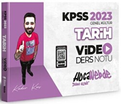 HocaWebde Yayınları 2023 KPSS Tarih Video Ders Notu - HocaWebde Yayınları