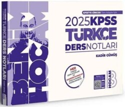 2025 KPSS Türkçe Ders Notları - Benim Hocam Yayınları
