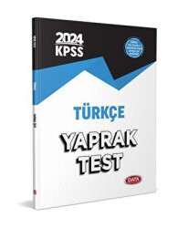 Data Yayınları KPSS Türkçe Yaprak Test - Data Yayınları