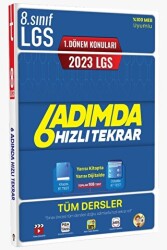 Tonguç Akademi LGS 1. Dönem 6 Adımda Tüm Dersler Hızlı Tekrar - Tonguç Akademi