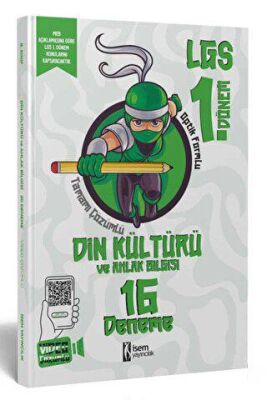İSEM Yayıncılık LGS 1. Dönem Din Kültürü ve Ahlak Bilgisi 16 Branş Deneme - 1