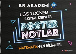 KR Akademi Yayınları 2023 LGS 1. Dönem Sayısal Bölüm Poster Notlar KR Akademi - 1
