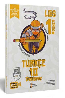 İSEM Yayıncılık LGS 1. Dönem Türkçe 10 Branş Deneme - 1