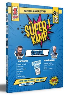 LGS - 8. Sınıf 1. Dönem Sayısal Süper Kamp Kitabı - 1