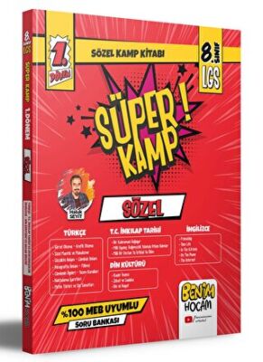 LGS - 8. Sınıf 1. Dönem Sözel Süper Kamp Kitabı - 1