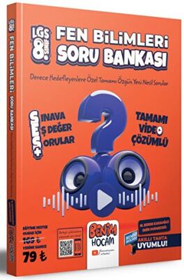 LGS 8. Sınıf Fen Bilimleri SES Tamamı Video Çözümlü Soru Bankası - 1
