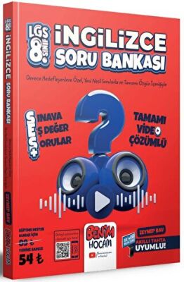 LGS 8. Sınıf İngilizce SES Tamamı Video Çözümlü Soru Bankası - 1