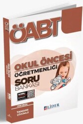 Lider Yayınları 2023 Okul Öncesi Öğretmenliği Soru Bankası - Lider Yayınları