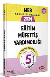 2024 MEB Eğitim Müfettiş Yardımcılığı 5 Deneme Çözümlü - Data Yayınları