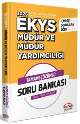 2026 MEB EKYS Müdür ve Müdür Yardımcılığı Çözümlü Soru Bankası - 1