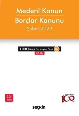 2023 Medeni Kanun, Borçlar Kanunu Cep Kitabı - 1