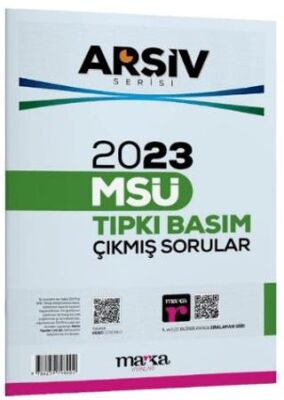 Marka Yayınları 2023 MSÜ Çıkmış Sorular Tamamı Video Çözümlü - 1