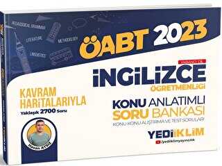 Yediiklim Yayınları 2023 ÖABT İngilizce Öğretmenliği Kavram Haritalarıyla Konu Anlatımlı Soru Bankası - 1