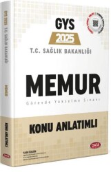 2025 T.C. Sağlık Bakanlığı Memur VHKİ GYS Konu Anlatımlı - Data Yayınları