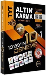 Altın Karma Yayınları 2023 TYT 10 Farklı Yayın 10 Farklı Deneme + Son 1 Yıl Çıkmış Sorular Hediye - Altın Karma Yayınları
