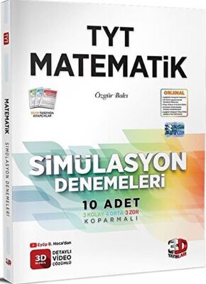 3D Yayınları 2023 TYT 3D Simülasyon Matematik Denemeleri - 1