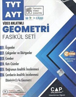 Çap Yayınları TYT AYT Geometri Seti - 1