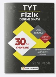 Veri Yayınları TYT Fizik ÖSYM Formatında Video Çözümlü Yeni Nesil Kazandıran 30`lu Deneme - Veri Yayınları