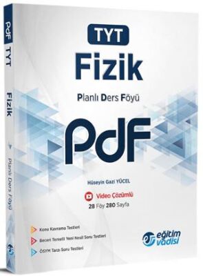 Eğitim Vadisi Yayınları 2023 TYT Fizik PDF Planlı Ders Föyü - 1