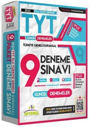 İnformal Yayınları 2023 TYT Türkiye Geneli Kurumsal 9lu Dijital Çözümlü Paket Deneme Sınavı - İnformal Yayınları