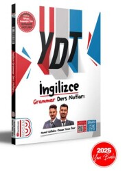 2025 YDT İngilizce Grammar Ders Notları - Benim Hocam Yayınları