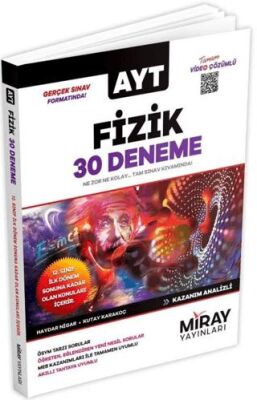Miray Yayınları YKS AYT Fizik 30 Deneme Video Çözümlü - 1