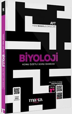 Marka Yayınları 2025 AYT Biyoloji Konu Özetli Yeni Nesil Soru Bankası Tamamı Video Çözümlü - 1