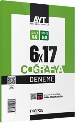 Marka Yayınları 2025 AYT Coğrafya 6 Deneme Tamamı Video Çözümlü - 1