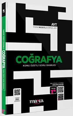 Marka Yayınları 2025 AYT Coğrafya Konu Özetli Yeni Nesil Soru Bankası Tamamı Video Çözümlü - 1