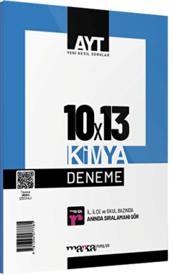 2025 AYT Kimya 10 Deneme Tamamı Video Çözümlü - 1