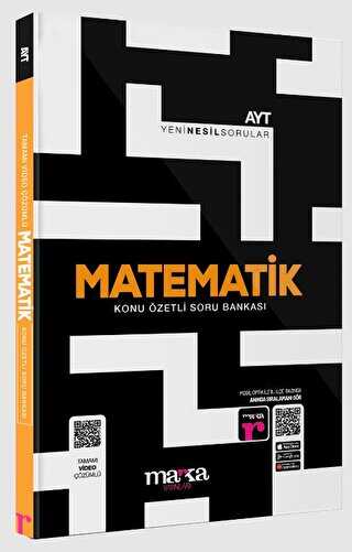 2024 AYT Matematik Konu Özetli Yeni Nesil Soru Bankası Tamamı Video Çözümlü Marka Yayınları