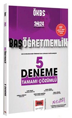 Yargı Yayınevi 2024 Başöğretmenlik 5 Deneme - 1