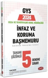 2024 Ceza ve Tevkifevleri İnfaz ve Koruma Başmemuru GYS Tamamı Çözümlü 5 Deneme Sınavı - Data Yayınları