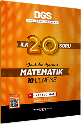 2024 DGS Matematik İlk 20 Soru 10 Deneme - 1