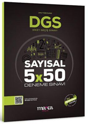 Marka Yayınları 2025 DGS Sayısal 5x50 Deneme Sınavı Tamamı PDF Çözümlü Açıklanan Yeni Müfredat - 1
