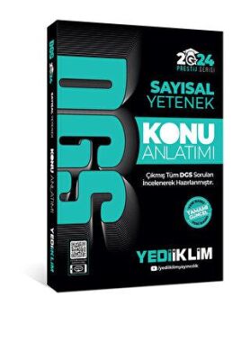 Yediiklim Yayınları 2024 DGS Sayısal Yetenek Konu Anlatımı - 1