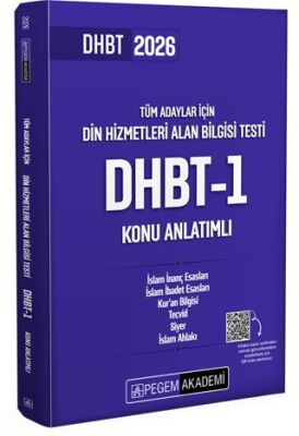 2026 Din Hizmetleri Alan Bilgisi Testi DHBT-1 Konu Anlatımlı - 2