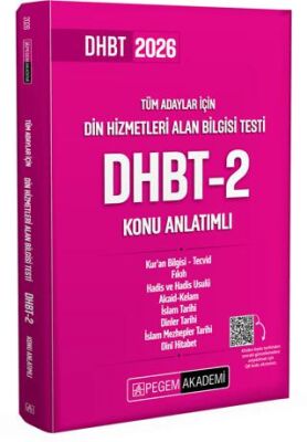 2026 Din Hizmetleri Alan Bilgisi Testi DHBT-2 Konu Anlatımlı - 2