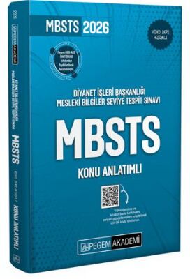 2026 GYS Diyanet İşleri Başkanlığı Mesleki Bilgiler Seviye Tespit Sınavı MBSTS Konu Anlatımlı - 2