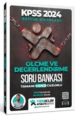 Yediiklim Yayınları 2024 Eğitim Bilimleri Atölye Serisi Ölçme Ve Değerlendirme Tamamı Video Çözümlü Soru Bankası - Yediiklim Yayınları