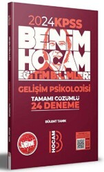 Eğitim Bilimleri Gelişim Psikolojisi Tamamı Çözümlü 24 Deneme - Benim Hocam Yayınları