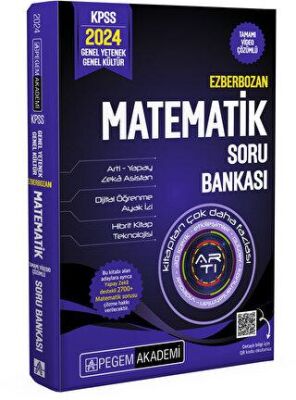 Pegem Akademi Yayıncılık 2024 Ezberbozan KPSS Genel Yetenek Genel Kültür Matematik Soru Bankası - 1