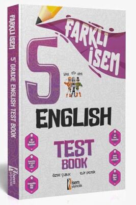 İSEM Yayıncılık 2025 Farklı İsem 5. Sınıf İngilizce Soru Bankası - 1