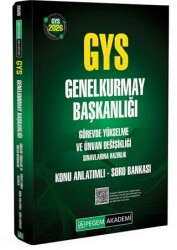2026 GYS Genelkurmay Başkanlığı Görevde Yükselme Konu Anlatımlı Soru Bankası - 2