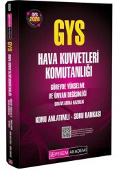 2026 GYS Hava Kuvvetleri Komutanlığı Görevde Yükselme Sınavlarına Hazırlık Konu Anlatımlı Soru Banka - 2