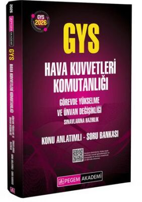 2026 GYS Hava Kuvvetleri Komutanlığı Görevde Yükselme Sınavlarına Hazırlık Konu Anlatımlı Soru Banka - 1