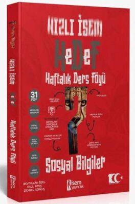 İSEM Yayıncılık Hızlı Hedef 7. Sınıf Sosyal Bilgiler Haftalık Ders Föyü - 1